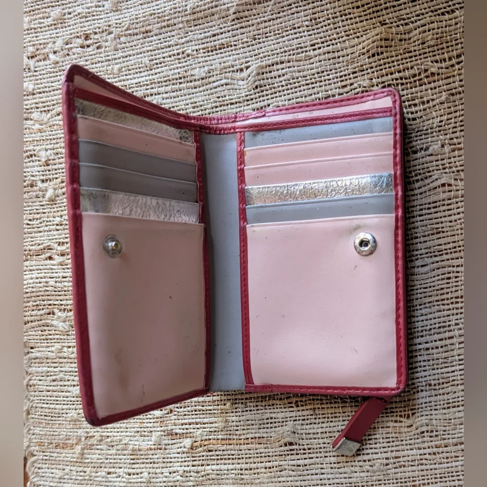 Radley London RED leather Bifold WALLET